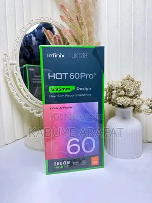 New Infinix Hot 60 Pro+ 256 GB Black
