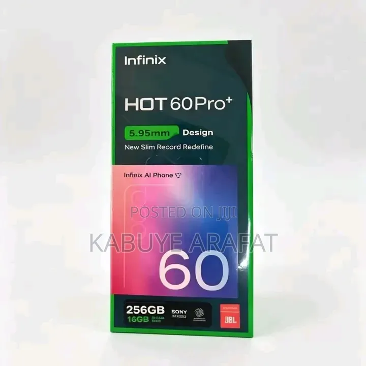 New Infinix Hot 60 Pro+ 256 GB Black