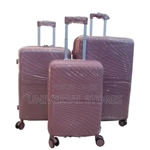 3pcs Waterproof Rubber Suitcase Set -
Large, Medium & Small