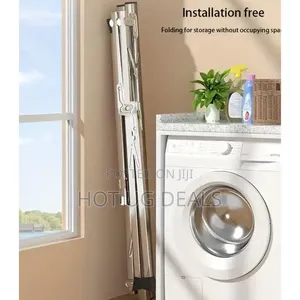 Foldable Metal Clothes Rack – Portable Garment & Clothes Hanger