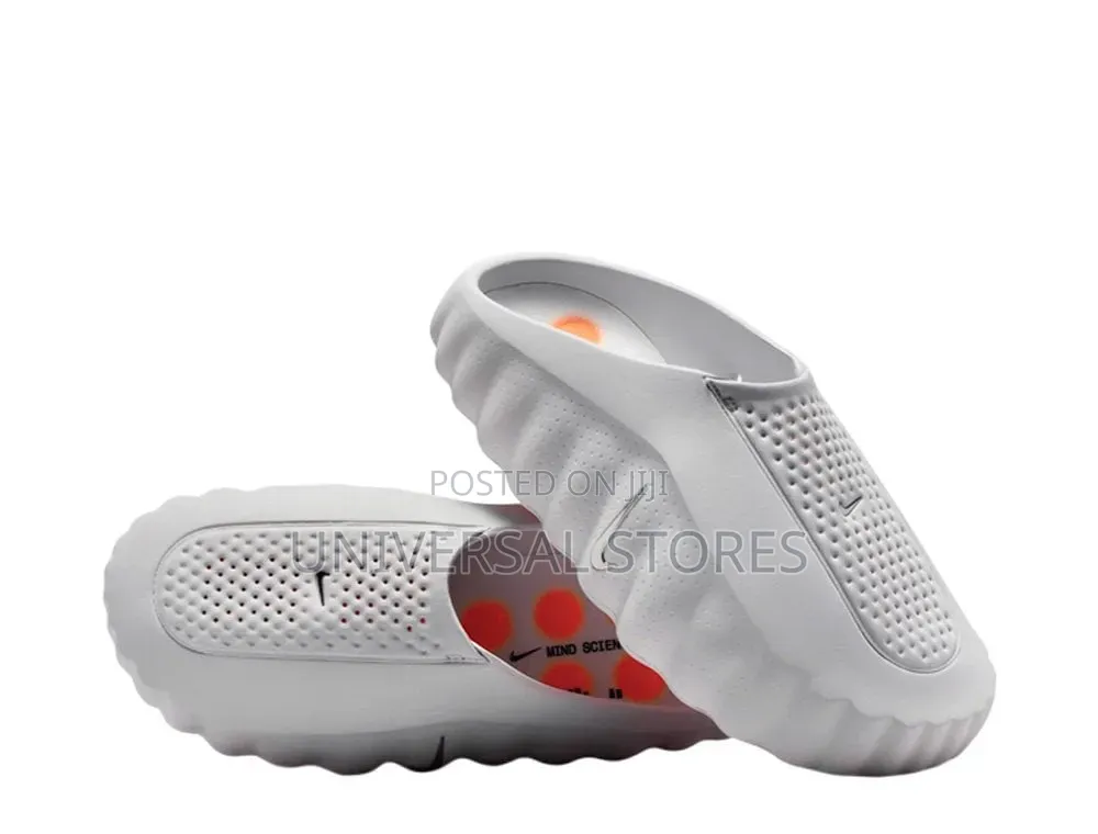 Nike Mind 001 Slip-on Mules/Slides in a Light Grey Colorway