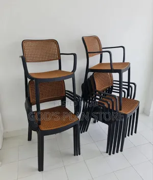 Afro-Chic Arm Chairs Plastic Chairs 1pc