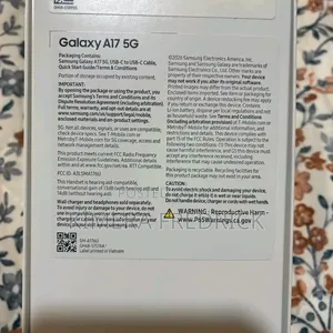 New Samsung Galaxy A17 5G 256 GB Black