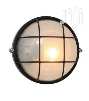 Eurolux Small Round Bulkhead With Grid 60W