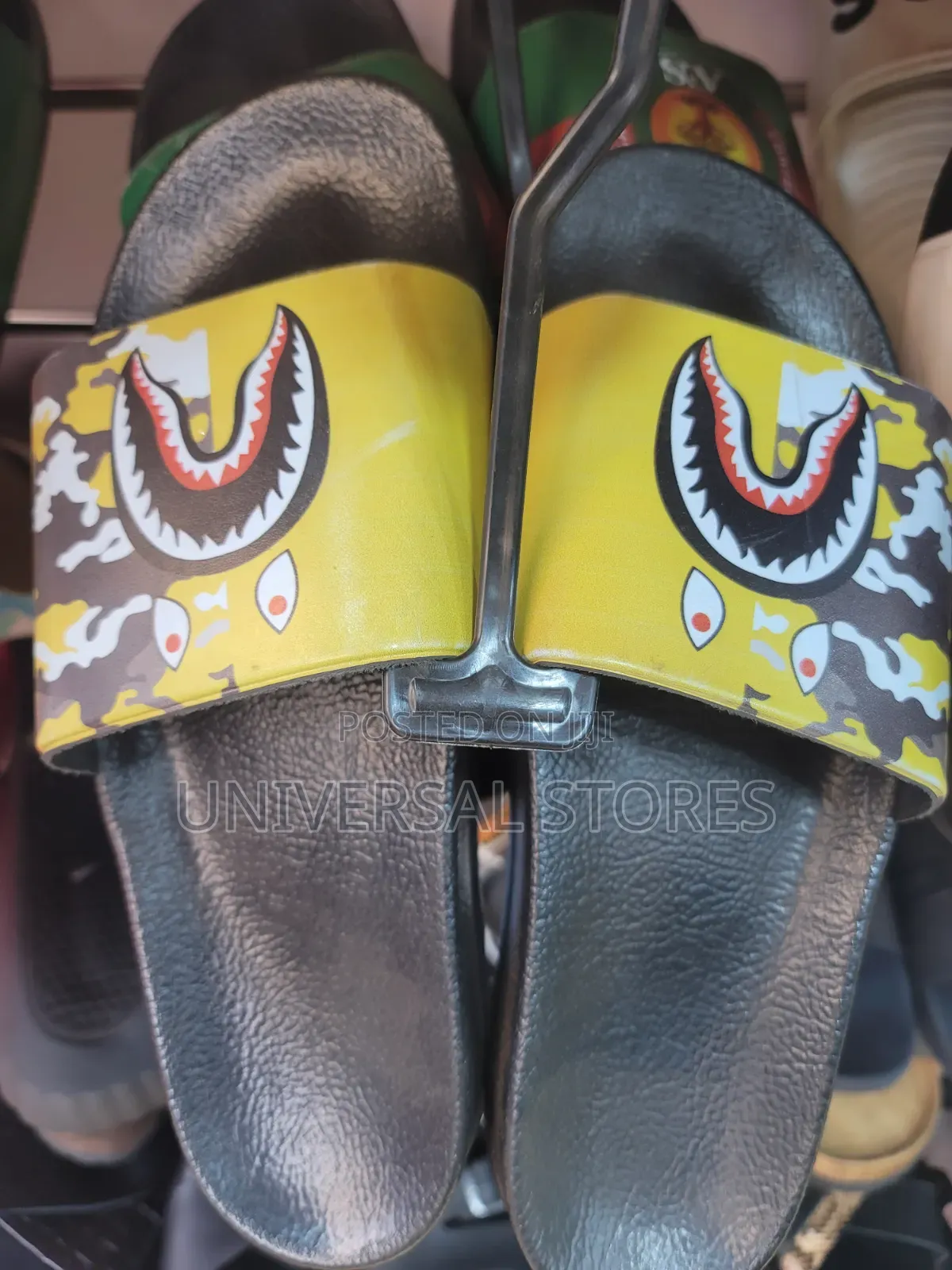 Bape Shark Mouth Graphic Pool Slides