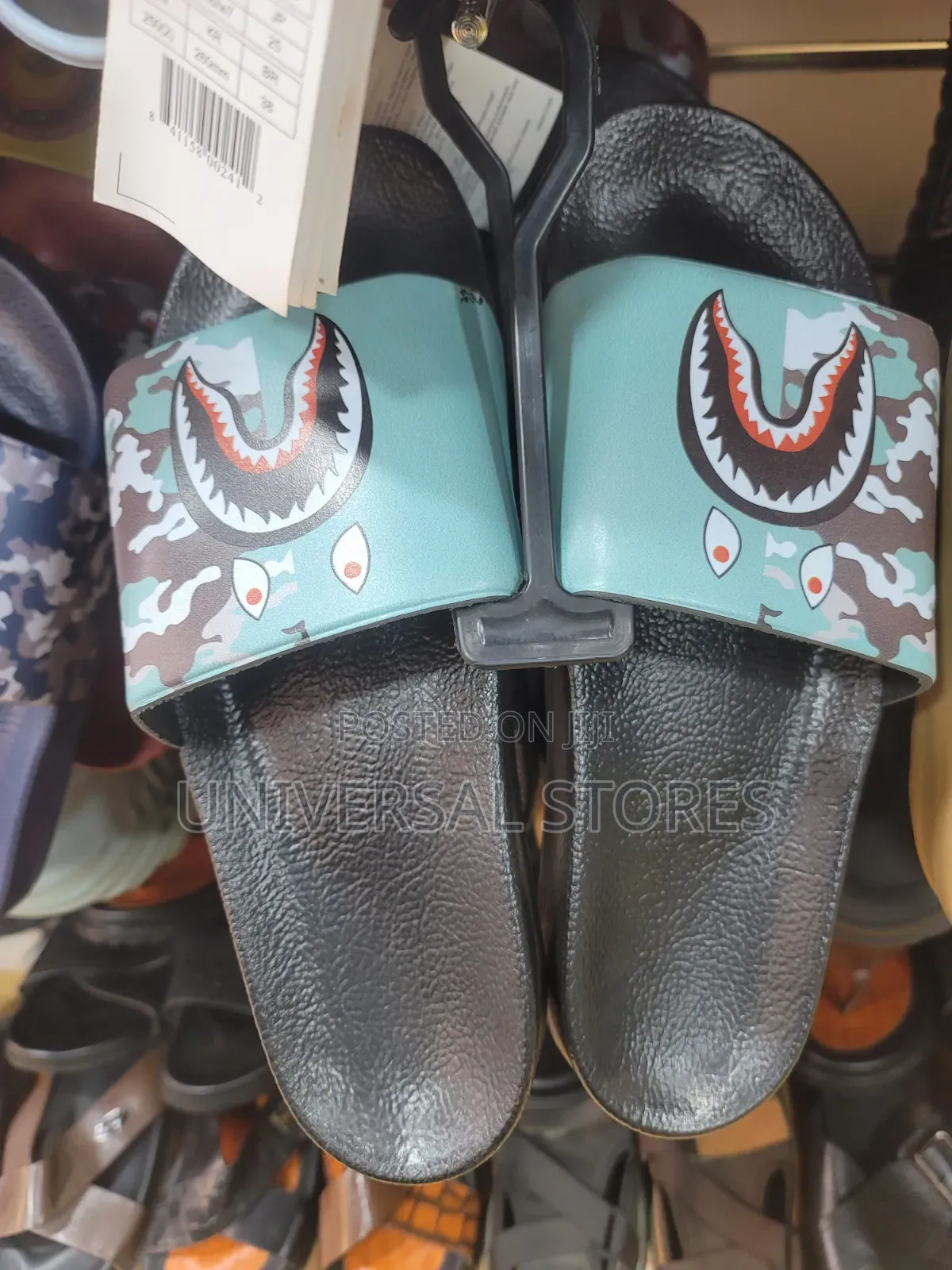 Shark Camo Slide Sandals