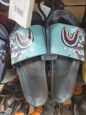 Shark Camo Slide Sandals