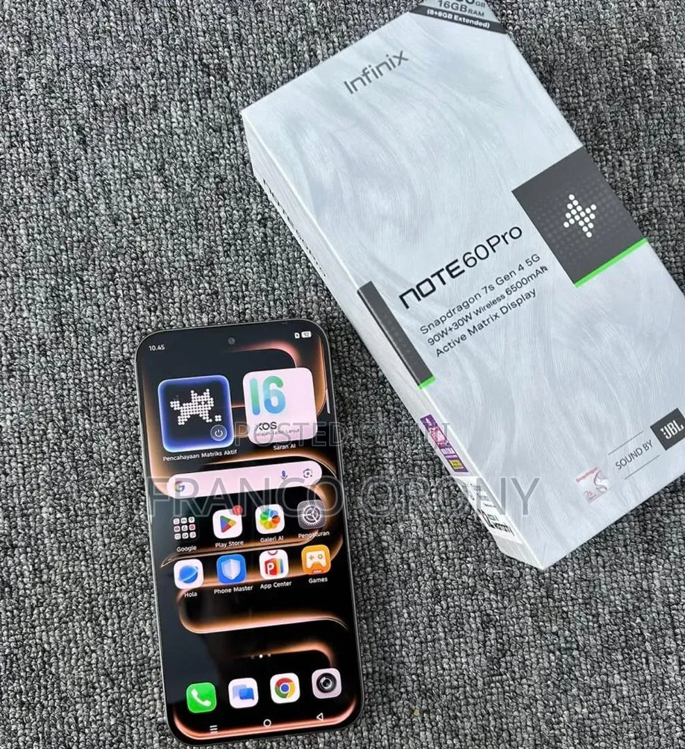 New Infinix Note 60 Pro 256 GB Gray