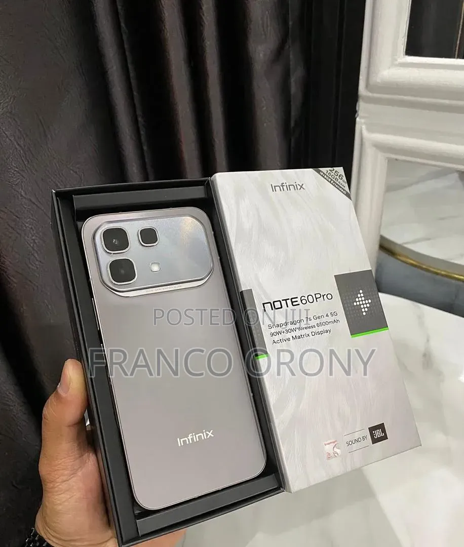 New Infinix Note 60 Pro 256 GB Gray