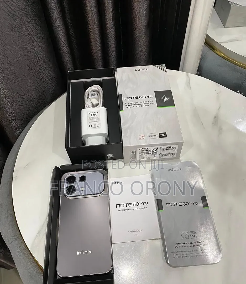 New Infinix Note 60 Pro 256 GB Gray