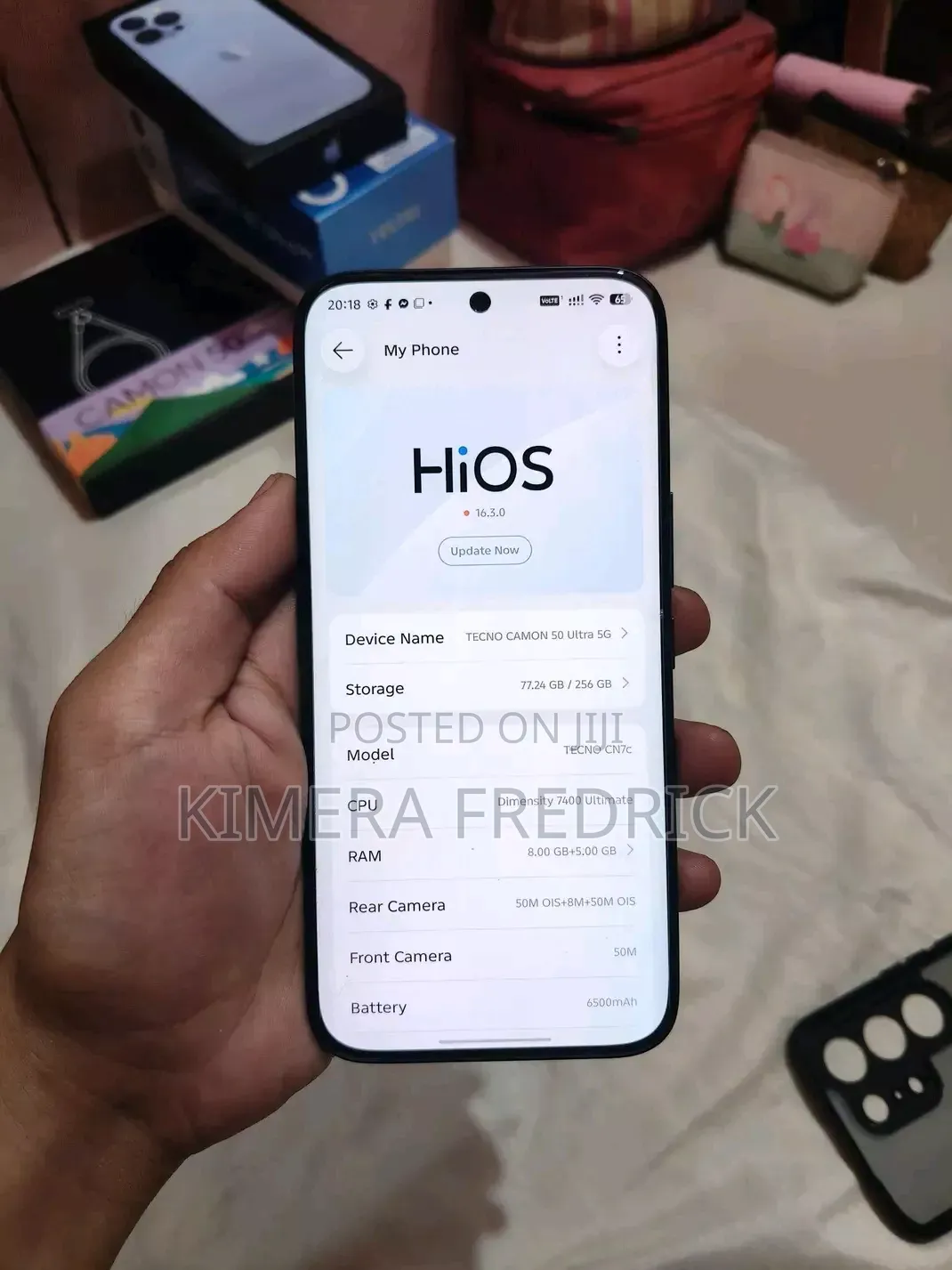 New Tecno Camon 50 Ultra 256 GB Gray