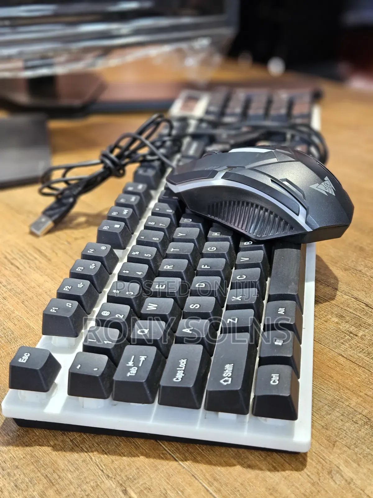 Wired USB Gaming Keyboard and Mouse Combo,