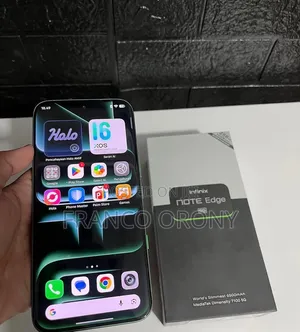New Infinix Note Edge 256 GB Black