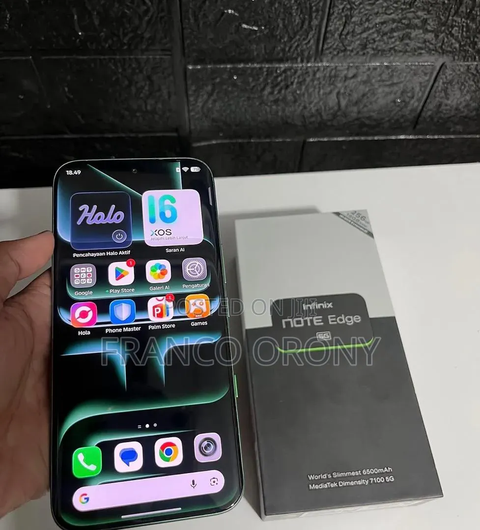 New Infinix Note Edge 256 GB Black
