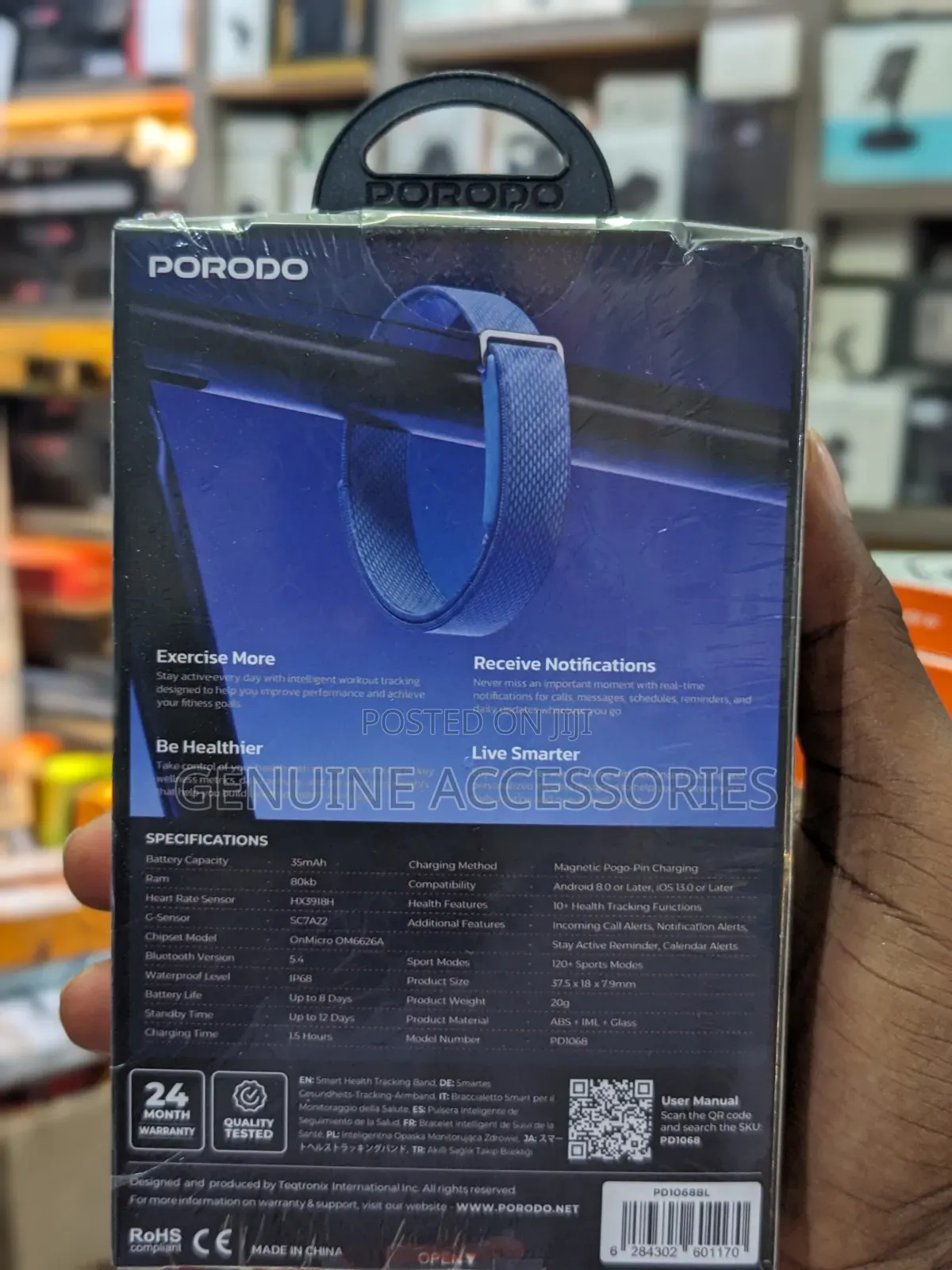 Porodo Trackfit Evo Smart Health Tracking Band