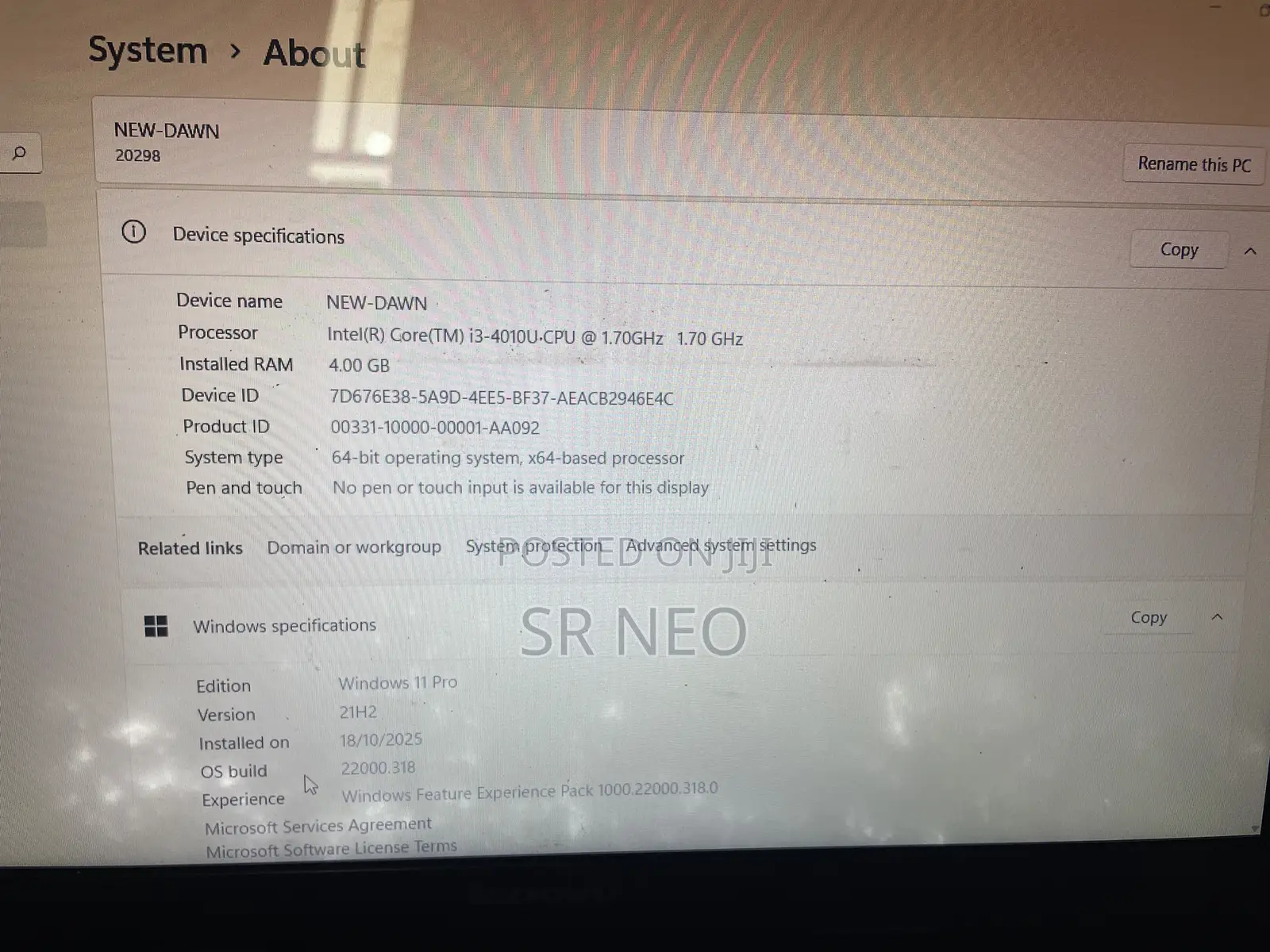 Laptop Lenovo IdeaPad S530 4GB Intel Core i3 HDD 500GB
