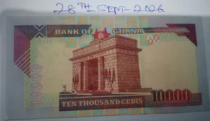 Bank of Ghana - P35c -10,000 Cedis Bank Note