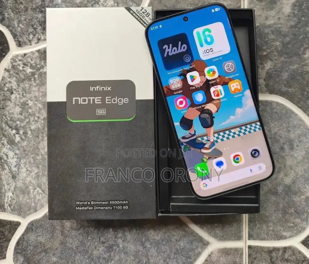 New Infinix Note Edge 256 GB Green