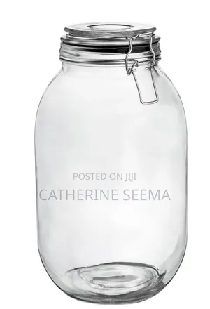 Clip on Glass Jar