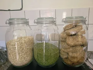 Clip on Glass Jar
