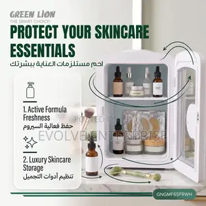 Green Lion GMF-65 Mini Fridge, 4L for Skincare and Cosmetics