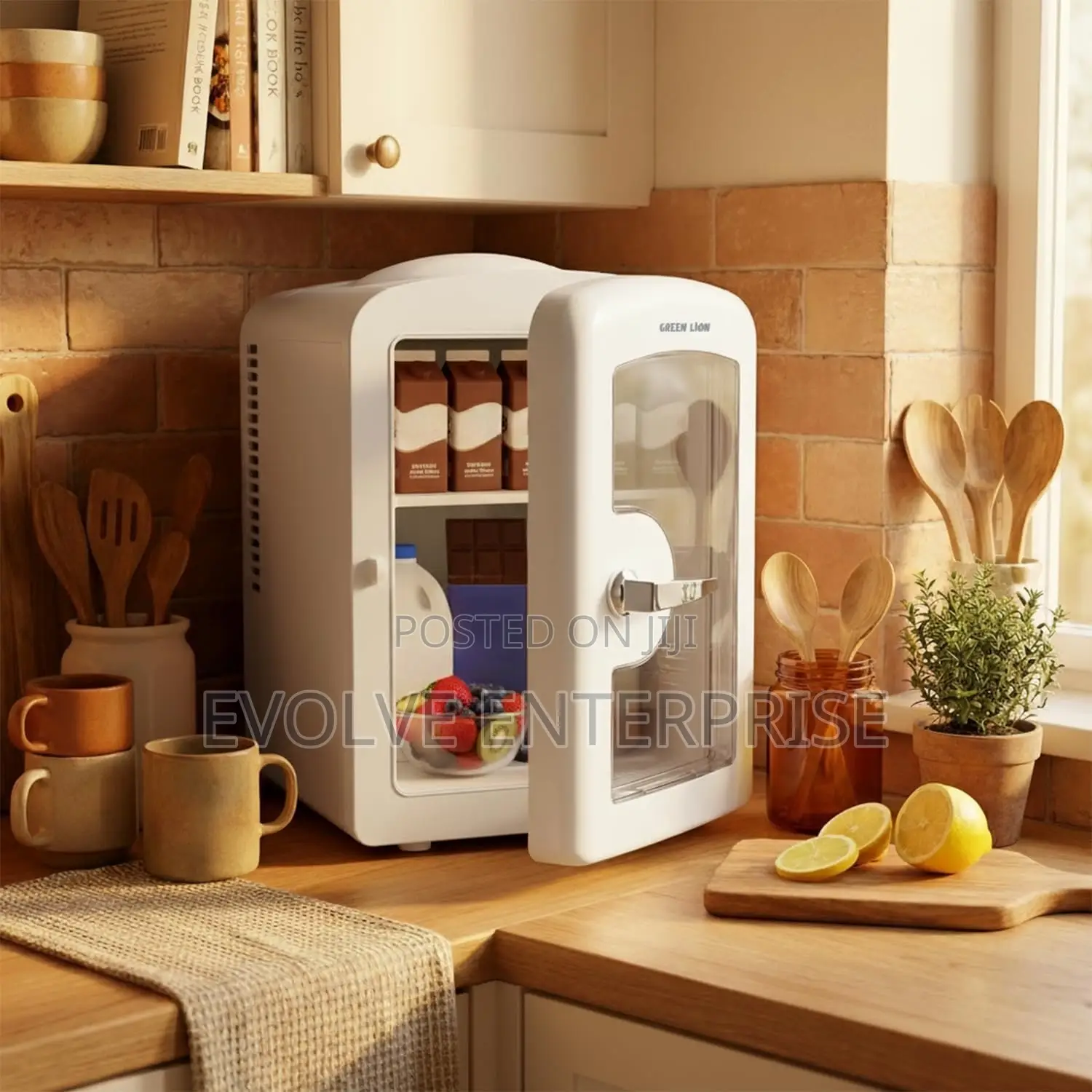 Green Lion GMF-65 Mini Fridge, 4L for Skincare and Cosmetics