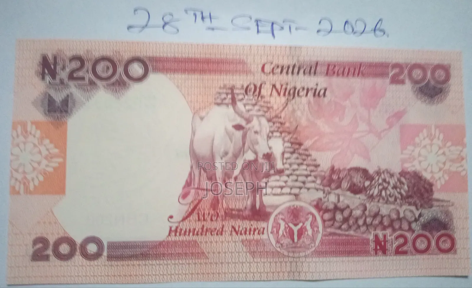 Nigeria-- P47a.2 - 200 Naira Bank Note