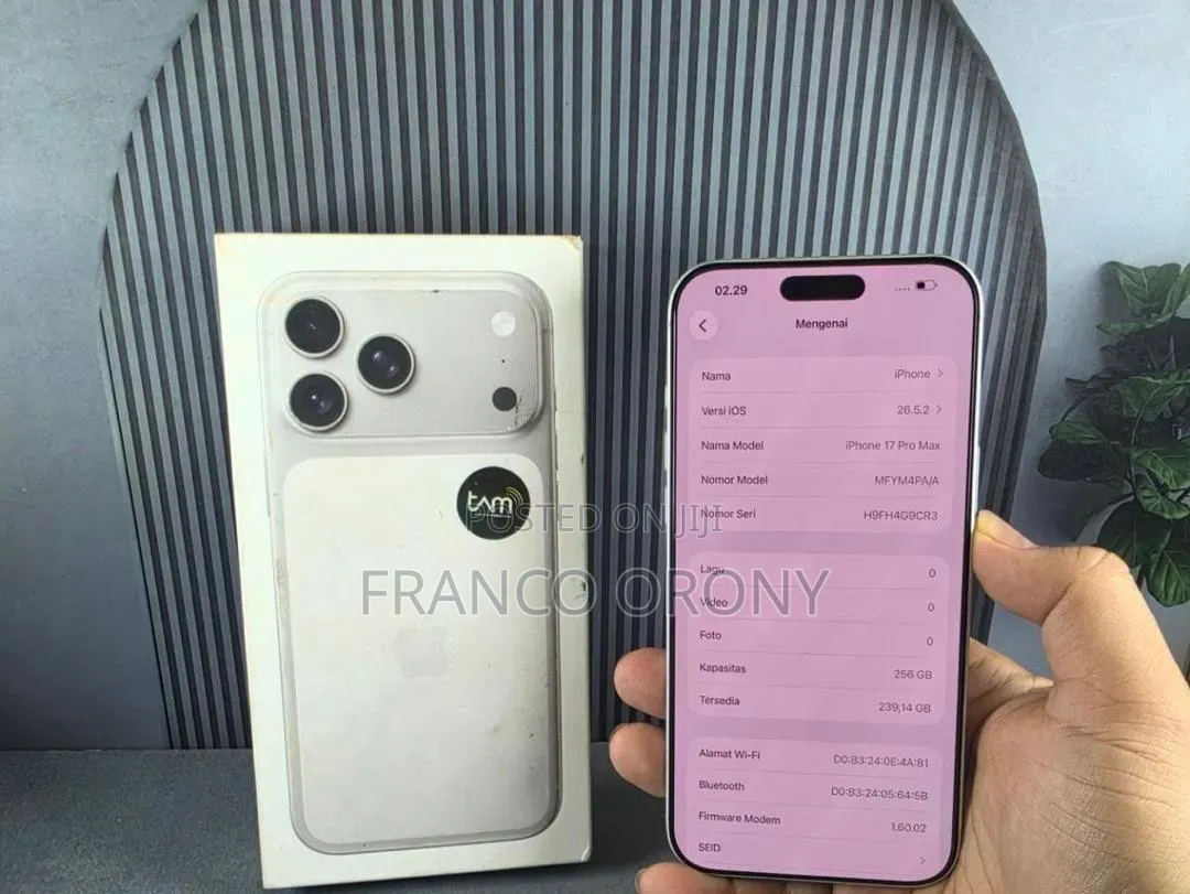 New Apple iPhone 17 Pro Max 1 TB Silver