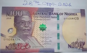 Commemorative Nigeria-- P41a.1 - 100 Naira Bank Note