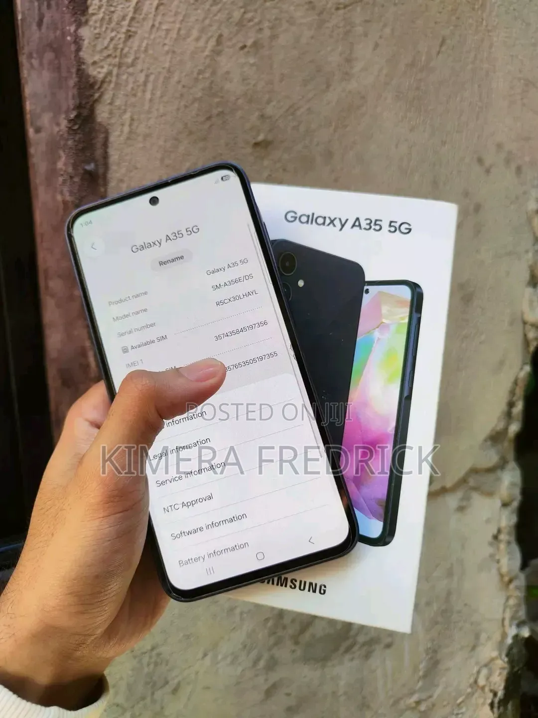 New Samsung Galaxy A35 256 GB Black