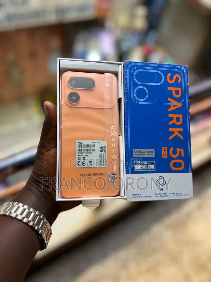 New Tecno Spark 50 Pro 256 GB Orange