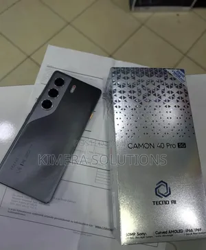 New Tecno Camon 40 Pro 5G 256 GB Black