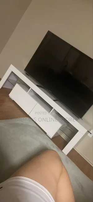TV Stand White 1.8m Length