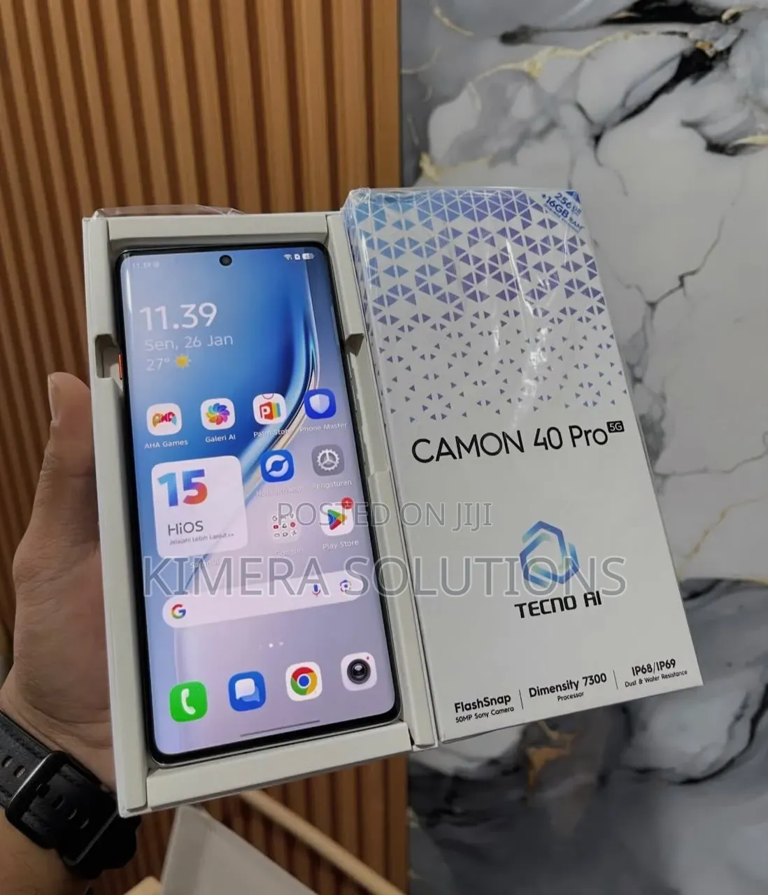 New Tecno Camon 40 Pro 5G 256 GB Blue