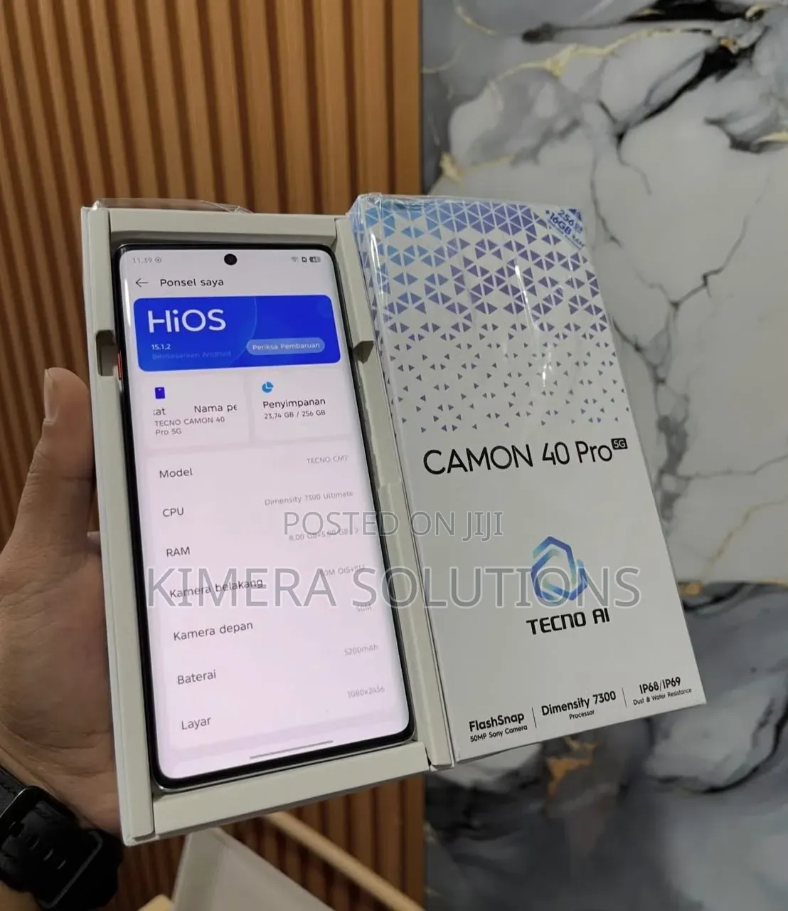 New Tecno Camon 40 Pro 5G 256 GB Blue