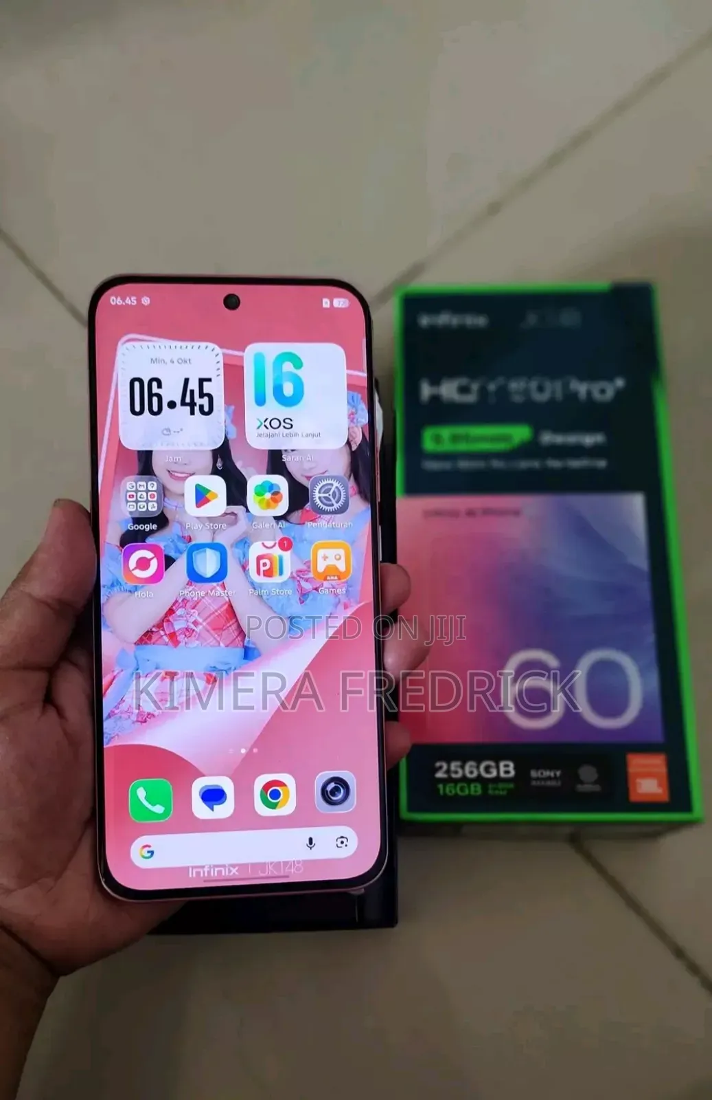 New Infinix Hot 60 Pro+ 256 GB Pink