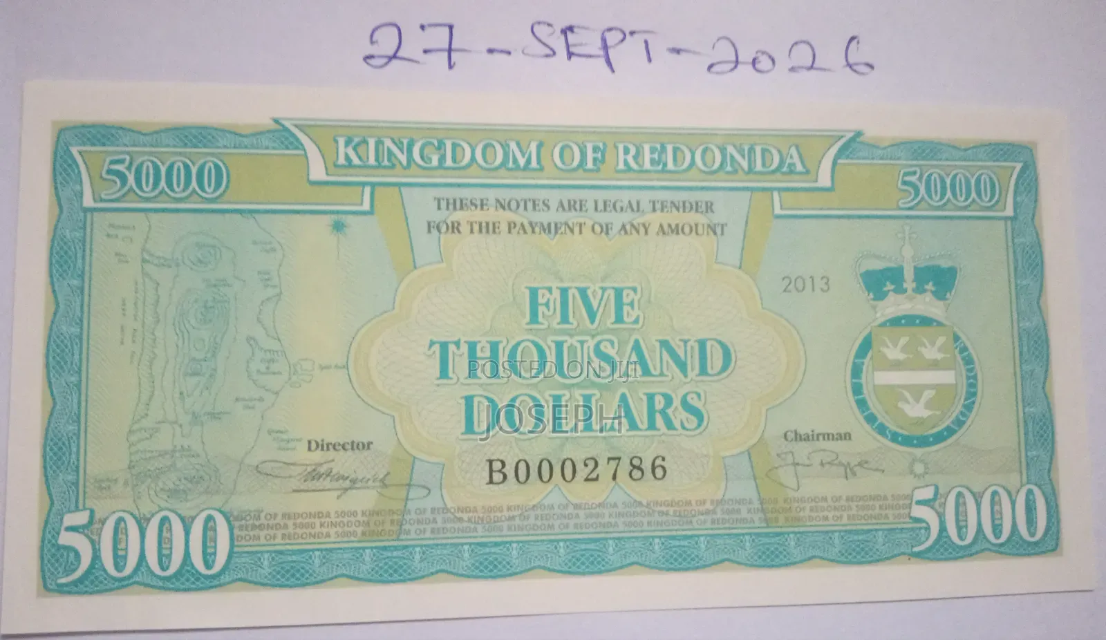 Kingdom of Redonda - Colnect Codes- RED -5.-