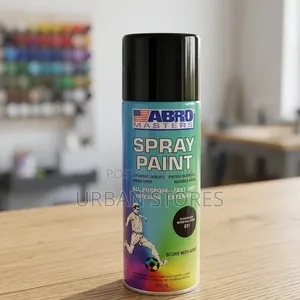 ABRO High Quality Fast Drying Black Spray Paint