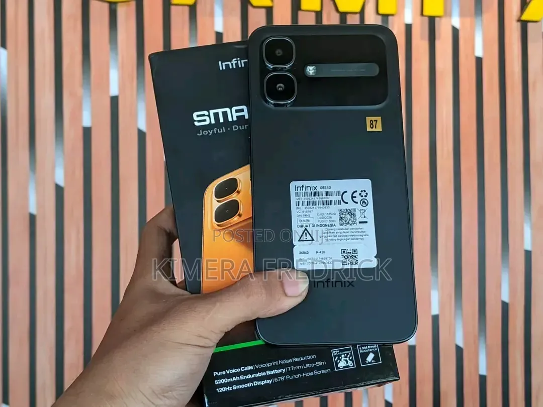 New Infinix Smart 20 128 GB Black