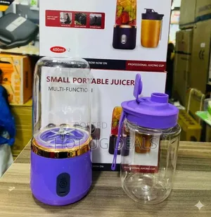 Small Portable Juicer & Cordless 400ml Mini Blender (2 Cups)