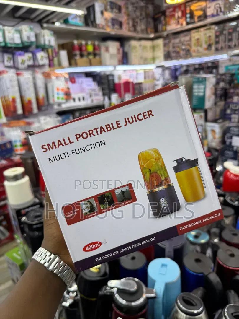 Small Portable Juicer & Cordless 400ml Mini Blender (2 Cups)