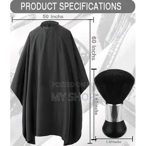 Hair Cutting Cape + a Free Neck Duster Brush