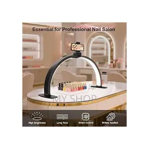 Half Moon Nail Desk Lamp