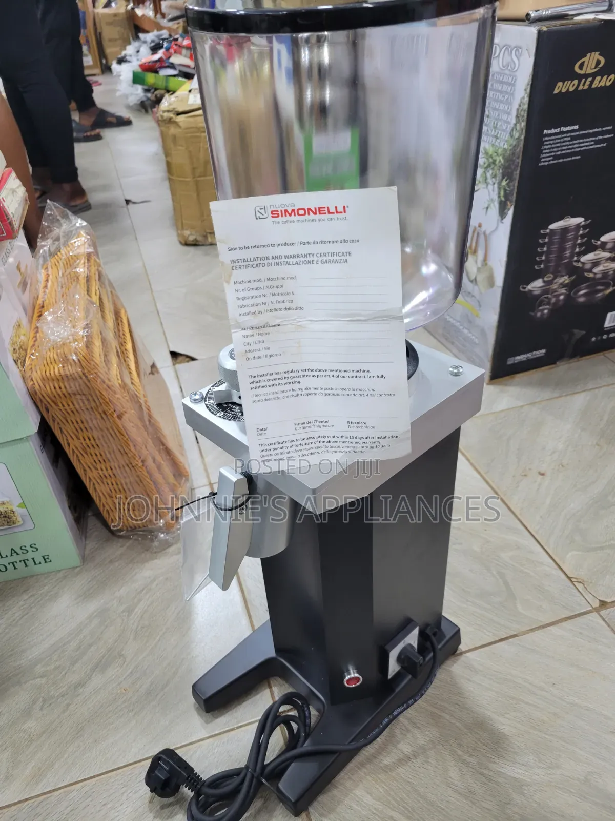 Nuova Simonelli Commercial Coffee Grinder
