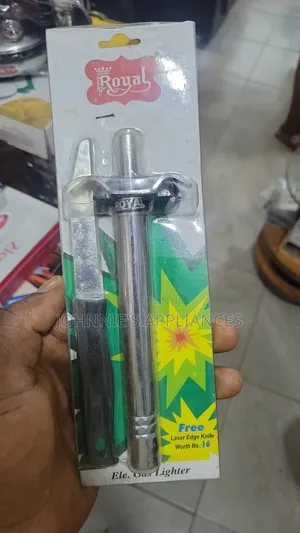 Royal Electric Lighter & Laser Edge Knife Set