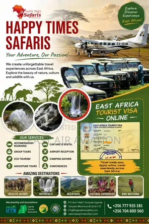 Wildlife Safaris, Adventure Tours, Gorilla Trekking and Hiking.
