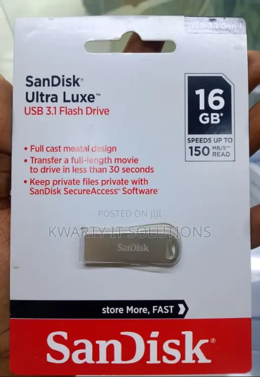 16GB SanDisk USB 3.1 Flash Drive/Disk