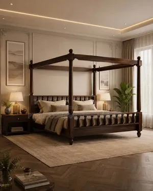 Beds/Melanie Wooden Polled Beds in Any Colour or Size From