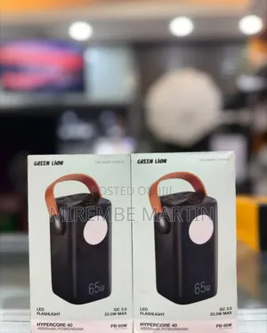 Green Lion Hyper Core 40 Power Bank (40000mAh, 65W PD)