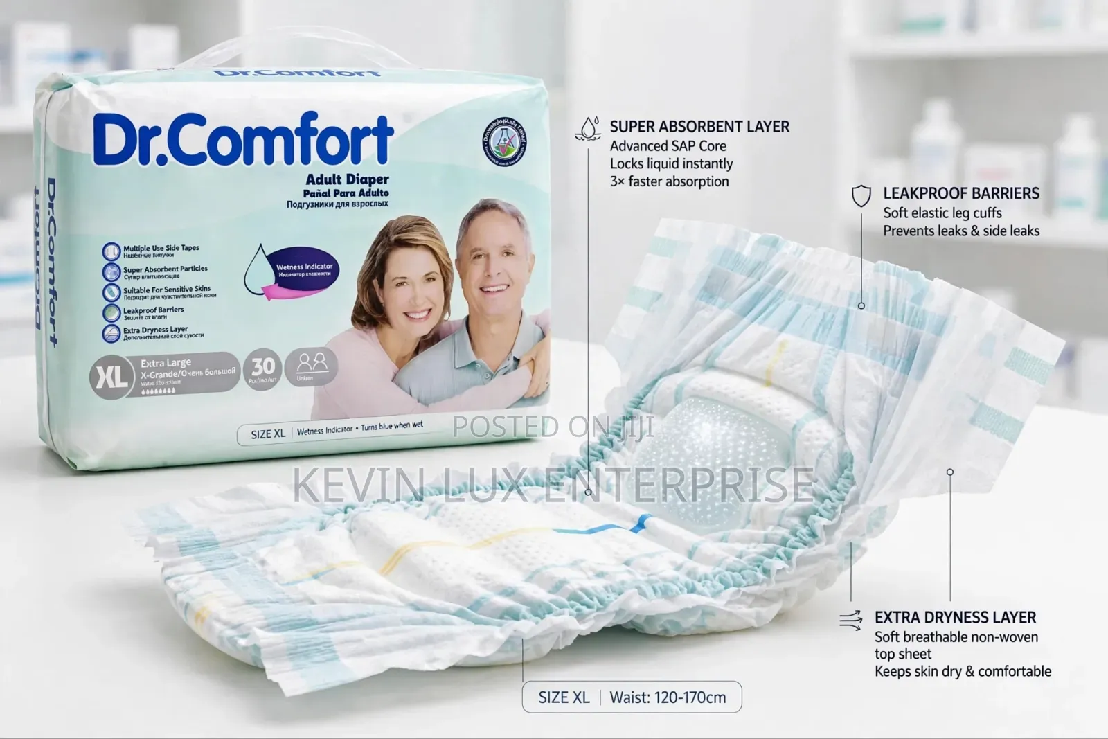 Adult Diaper Extra Large 30 PCS